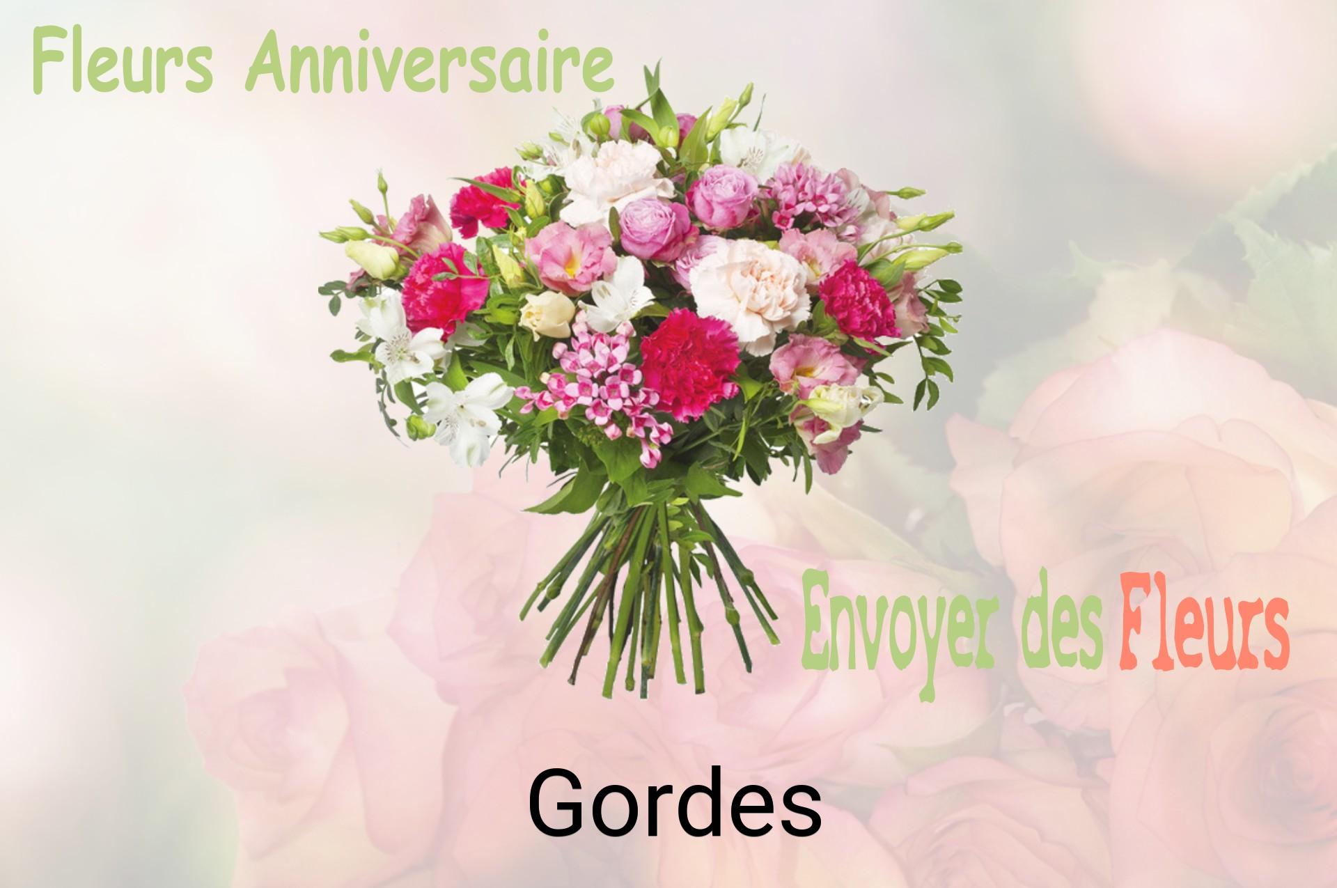 Bouquet de fleurs d’anniversaire livré à Gordes