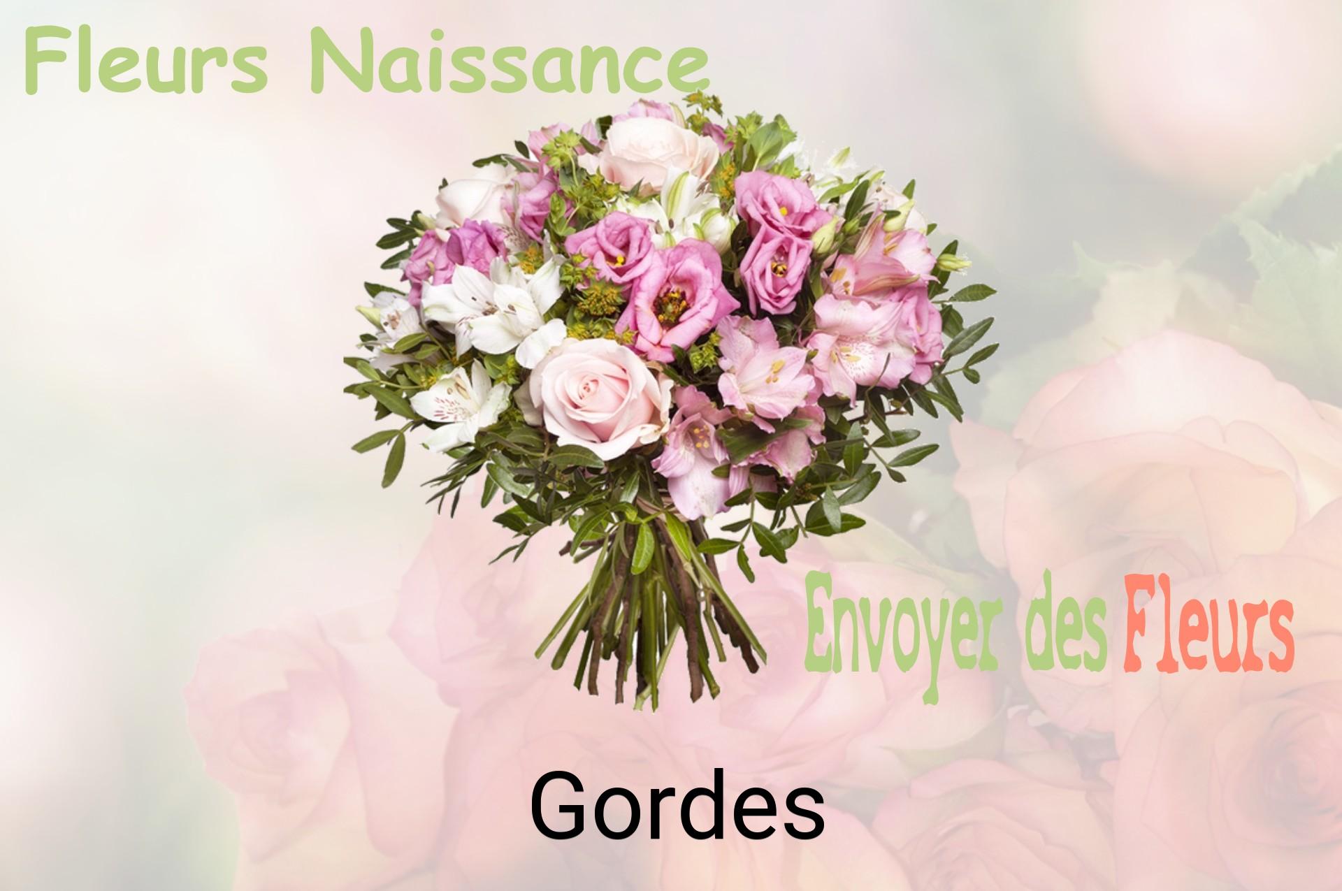Bouquet de fleurs de naissance livré à Gordes
